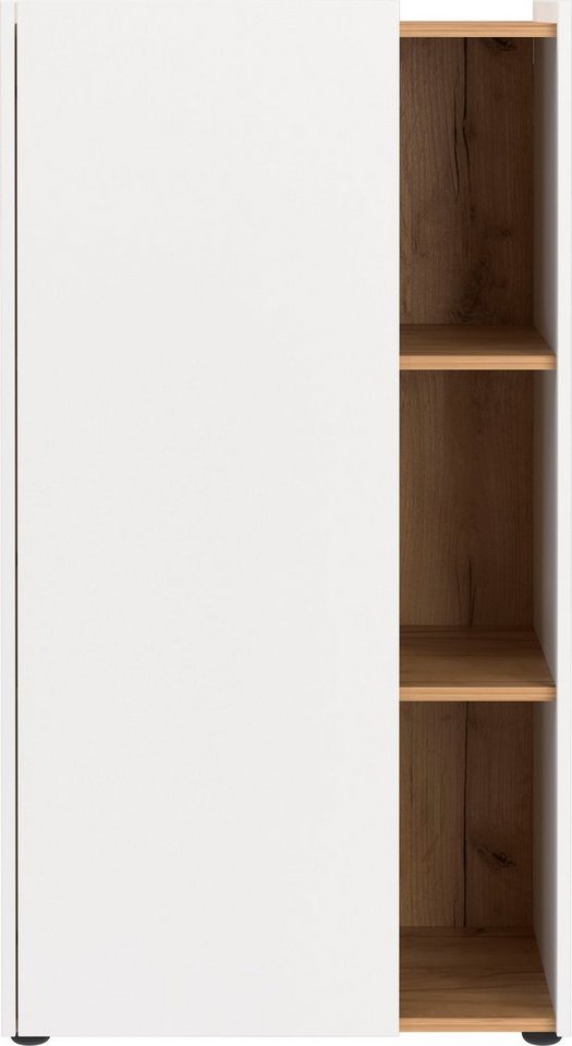 andas Aktenschrank Njavve mit griffloser Tür & 2 Regalböden, kratzfeste Oberfläche, Höhe 115 cm, Made in Germany von andas