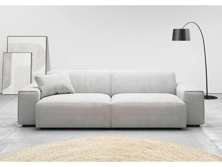 andas Big-Sofa Glimminge auch in Breitcord, Feincord + Easy care-Bezug, besondere Kedernähte Zierkissen, silberfarben, silber andas Big-Sofa Glimminge auch in Breitcord, Feincord + Easy care-Bezug, besondere Kedernähte Zierkissen, silberfarben, silber von andas