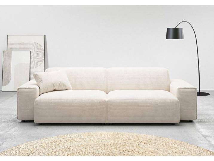 andas Big-Sofa Glimminge auch in Breitcord, Feincord + Easy care-Bezug, besondere Kedernähte Zierkissen, weiß, weiß andas Big-Sofa Glimminge auch in Breitcord, Feincord + Easy care-Bezug, besondere Kedernähte Zierkissen, weiß, weiß von andas