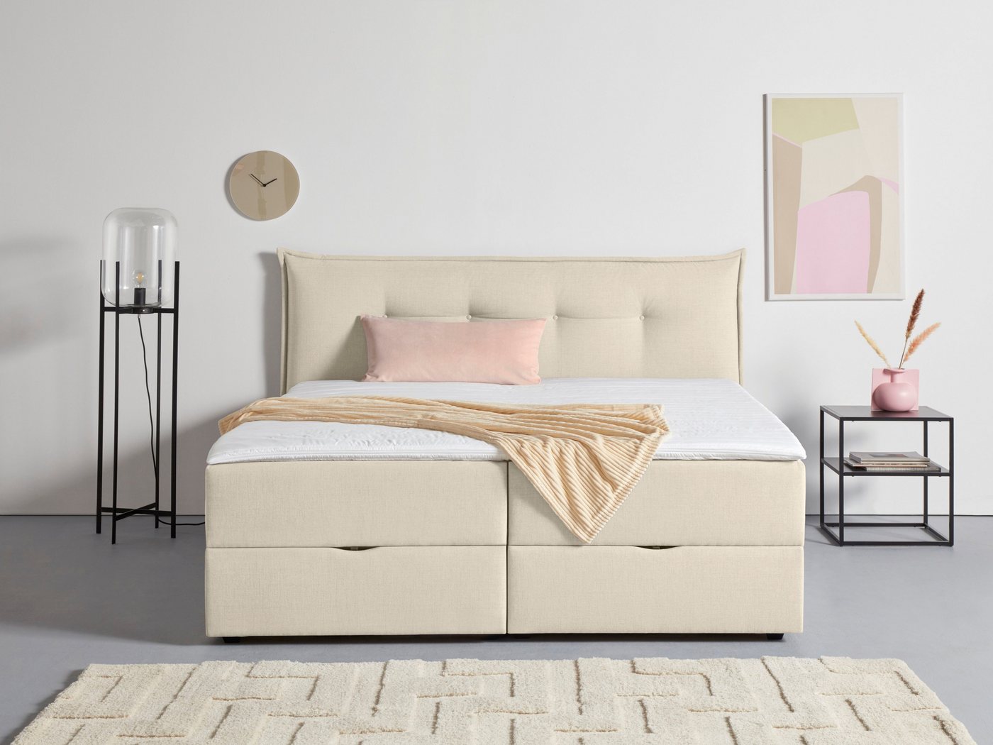 andas Boxbett Kederleicht, inklusive Bettkasten & Topper, in 4 Breiten und 2 Härtegraden andas Boxbett Kederleicht, inklusive Bettkasten & Topper, in 4 Breiten und 2 Härtegraden von andas