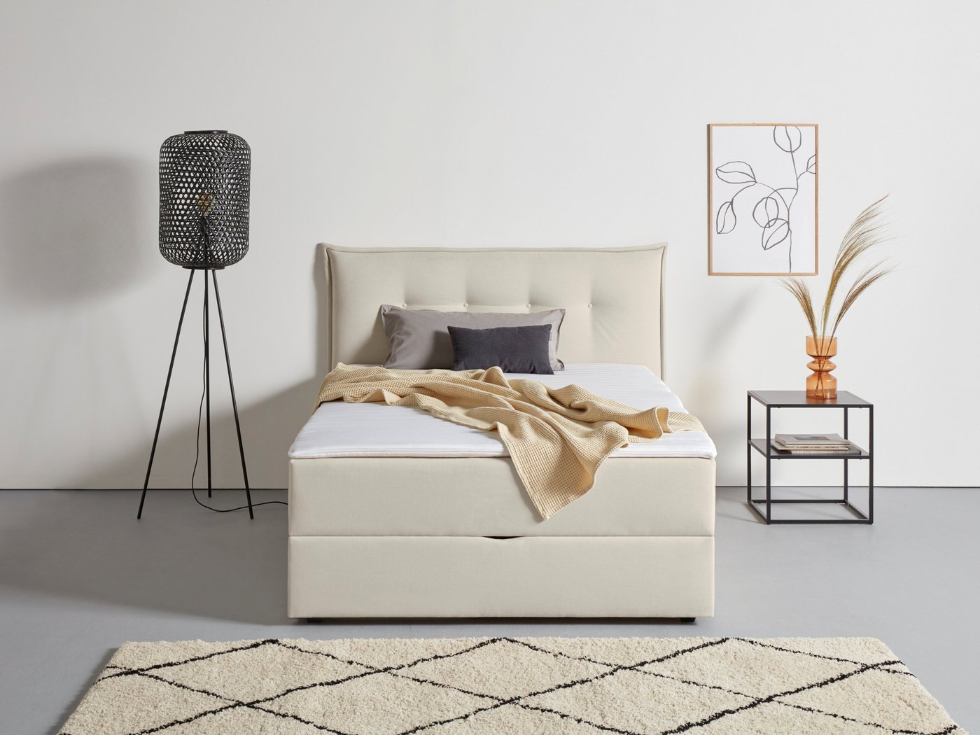 andas Boxbett Kederleicht, inklusive Bettkasten & Topper, in 4 Breiten und 2 Härtegraden andas Boxbett Kederleicht, inklusive Bettkasten & Topper, in 4 Breiten und 2 Härtegraden von andas