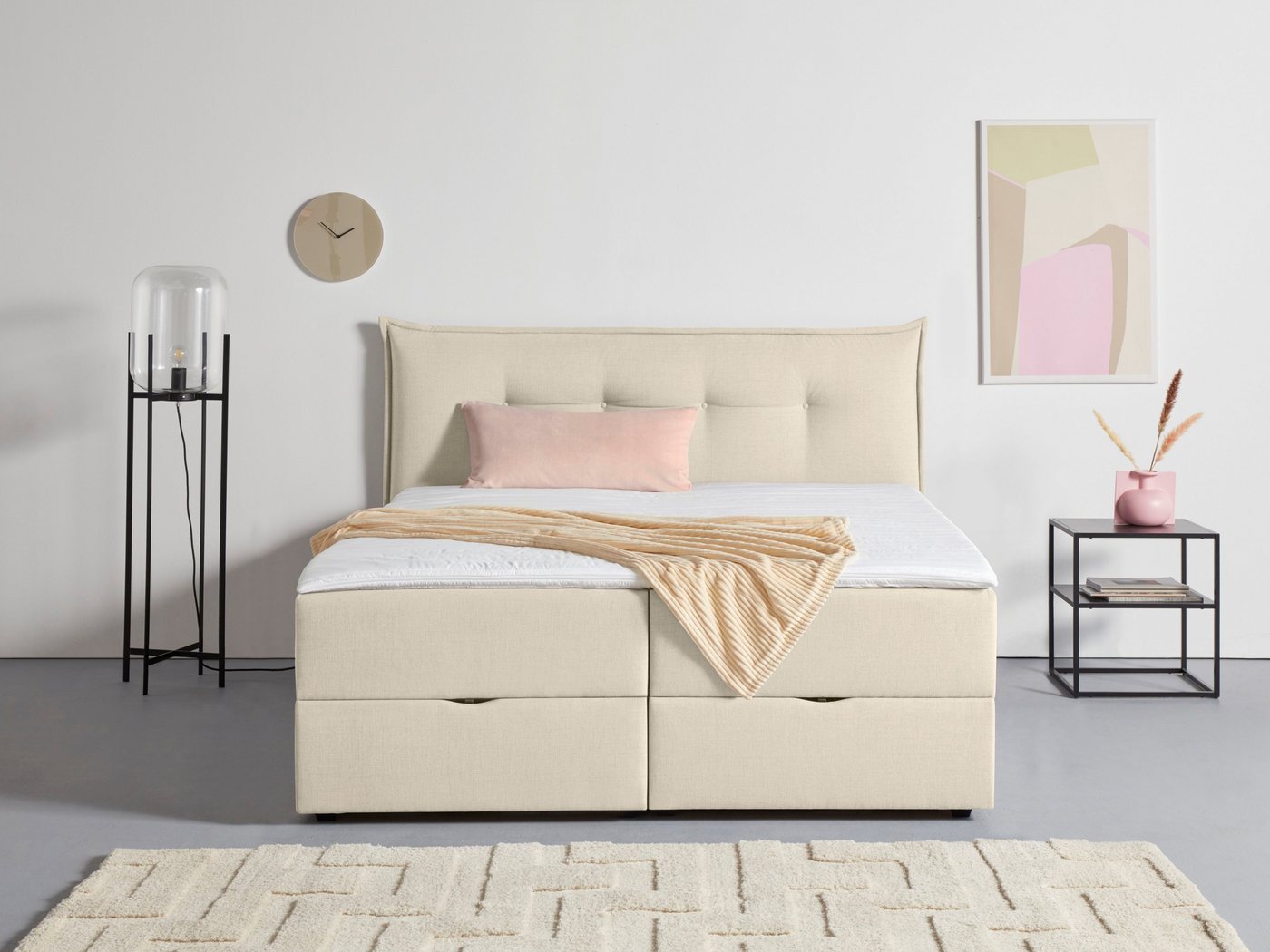 andas Boxbett Kederleicht, inklusive Bettkasten & Topper, in 4 Breiten und 2 Härtegraden andas Boxbett Kederleicht, inklusive Bettkasten & Topper, in 4 Breiten und 2 Härtegraden von andas