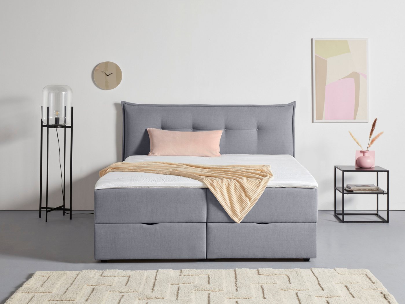 andas Boxbett Kederleicht, inklusive Bettkasten & Topper, in 4 Breiten und 2 Härtegraden andas Boxbett Kederleicht, inklusive Bettkasten & Topper, in 4 Breiten und 2 Härtegraden von andas