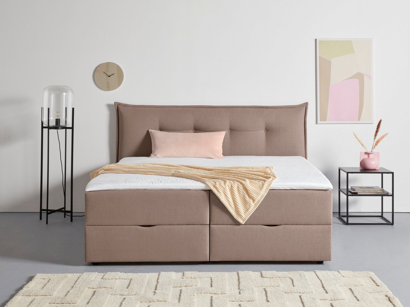 andas Boxbett Kederleicht, inklusive Bettkasten & Topper, in 4 Breiten und 2 Härtegraden andas Boxbett Kederleicht, inklusive Bettkasten & Topper, in 4 Breiten und 2 Härtegraden von andas