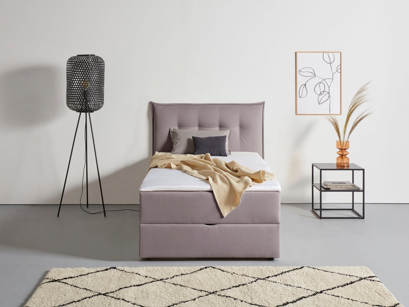 andas Boxbett Kederleicht, inklusive Bettkasten & Topper, in 4 Breiten und 2 Härtegraden andas Boxbett Kederleicht, inklusive Bettkasten & Topper, in 4 Breiten und 2 Härtegraden von andas