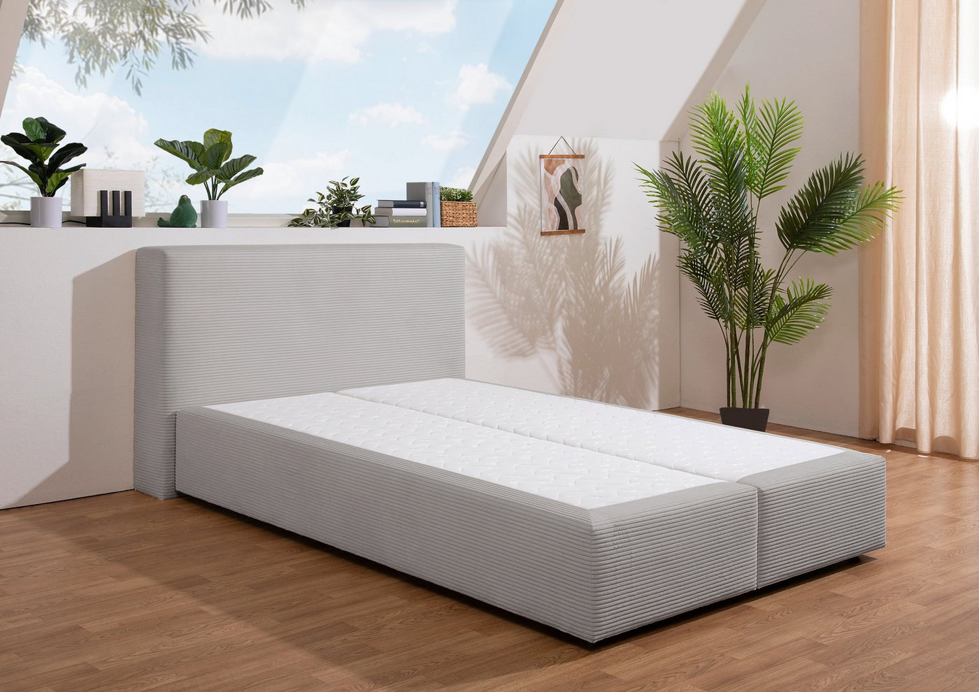 andas Boxspringbett Åby, In Cord Bezug, wahlweise mit und ohne Matrazte erhältlich andas Boxspringbett Åby, In Cord Bezug, wahlweise mit und ohne Matrazte erhältlich von andas