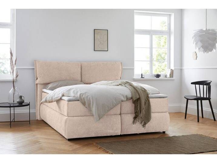 andas Boxspringbett Jenson, in 4 Farben, 4 Breiten, 3 Matratzenarten in 2 Härtegraden, Topper, beige, 7-Zonen-Tonnentaschen-Federkernmatratze andas Boxspringbett Jenson, in 4 Farben, 4 Breiten, 3 Matratzenarten in 2 Härtegraden, Topper, beige, 7-Zonen-Tonnentaschen-Federkernmatratze von andas