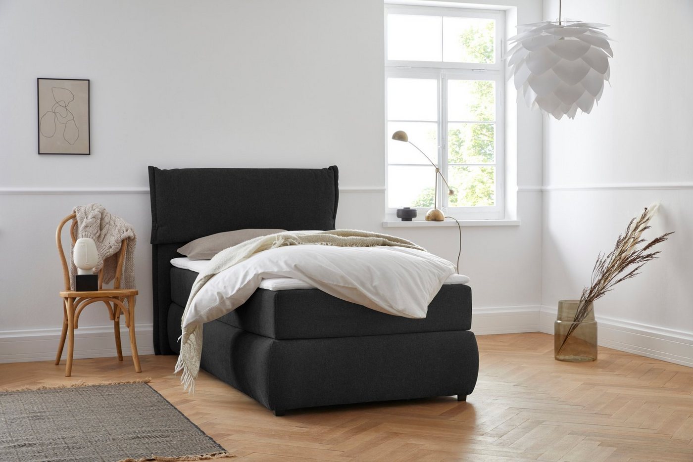 andas Boxspringbett Jenson, in 4 Farben, 4 Breiten, 3 Matratzenarten in 2 Härtegraden, Topper andas Boxspringbett Jenson, in 4 Farben, 4 Breiten, 3 Matratzenarten in 2 Härtegraden, Topper von andas