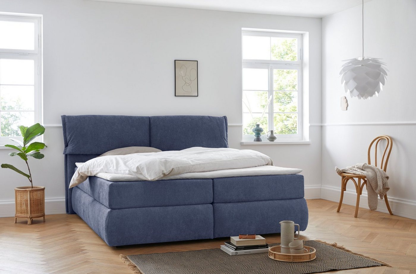 andas Boxspringbett Jenson, in 4 Farben, 4 Breiten, 3 Matratzenarten in 2 Härtegraden, Topper andas Boxspringbett Jenson, in 4 Farben, 4 Breiten, 3 Matratzenarten in 2 Härtegraden, Topper von andas