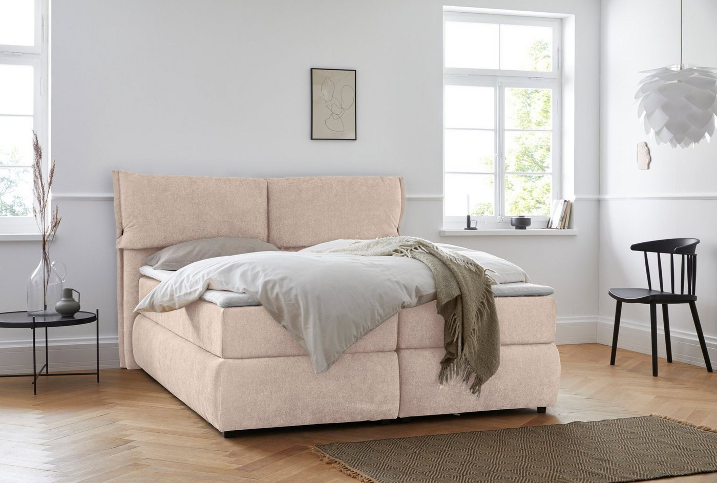 andas Boxspringbett Jenson, in 4 Farben, 4 Breiten, 3 Matratzenarten in 2 Härtegraden, Topper andas Boxspringbett Jenson, in 4 Farben, 4 Breiten, 3 Matratzenarten in 2 Härtegraden, Topper von andas
