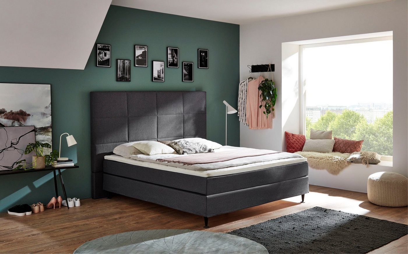 andas Boxspringbett Linja, mit Hotelbett-Charakter, Komfortliegehöhe und Topper inklusive andas Boxspringbett Linja, mit Hotelbett-Charakter, Komfortliegehöhe und Topper inklusive von andas
