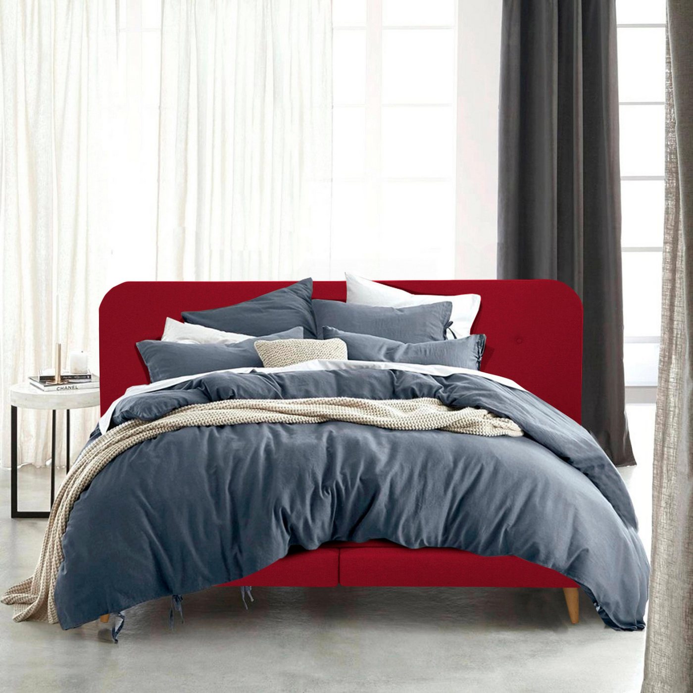 andas Boxspringbett Premium, Steppung mit Knopfheftung, inkl. Topper andas Boxspringbett Premium, Steppung mit Knopfheftung, inkl. Topper von andas