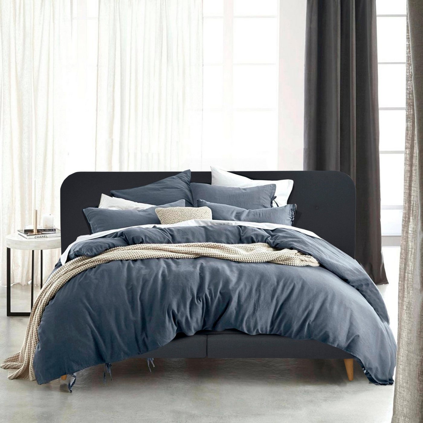 andas Boxspringbett Premium, Steppung mit Knopfheftung, inkl. Topper andas Boxspringbett Premium, Steppung mit Knopfheftung, inkl. Topper von andas