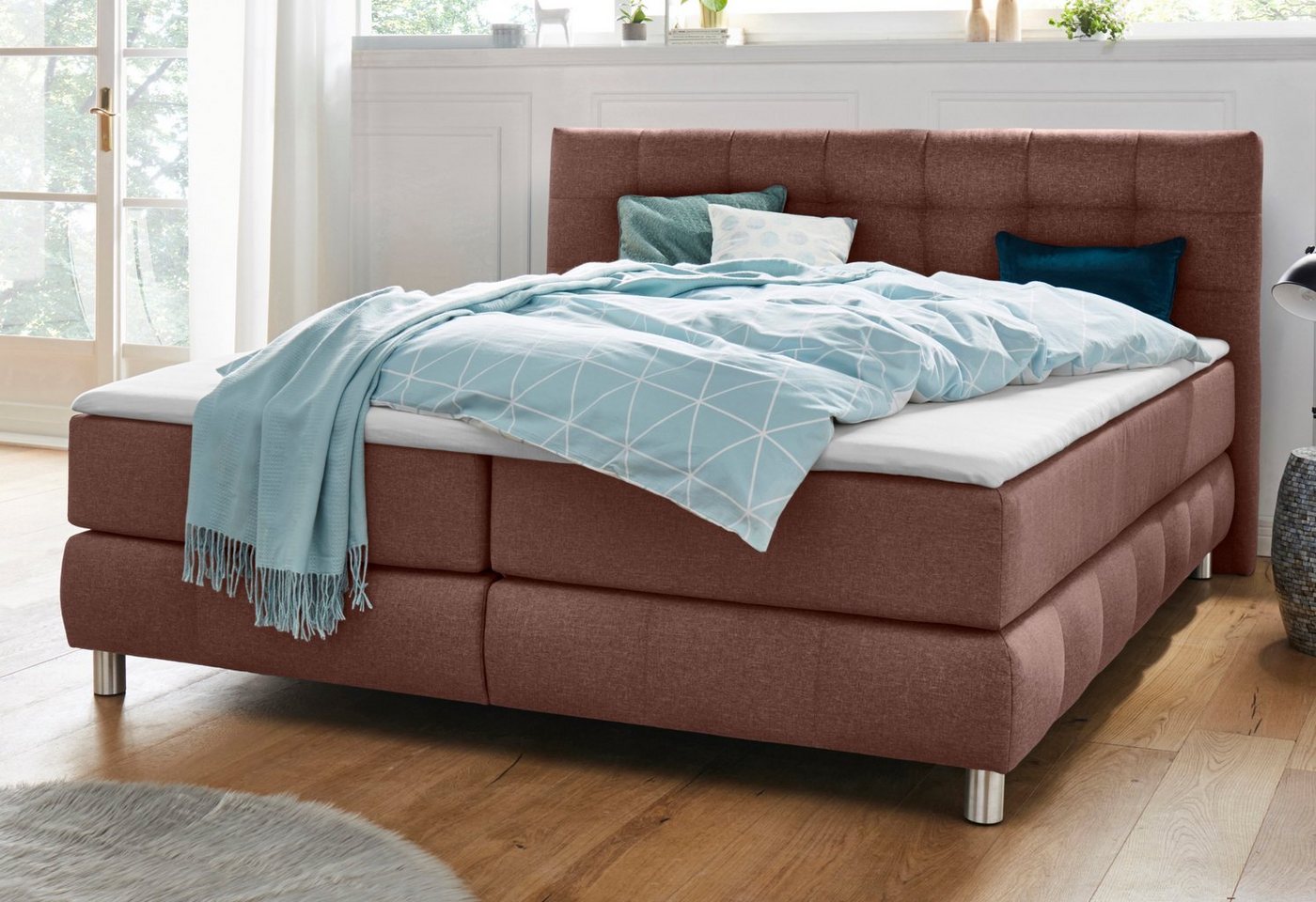 andas Boxspringbett Salo, incl. Topper, 6 Breiten, 2 Härtegrade, TFK auch in Härtegrad 4 andas Boxspringbett Salo, incl. Topper, 6 Breiten, 2 Härtegrade, TFK auch in Härtegrad 4 von andas