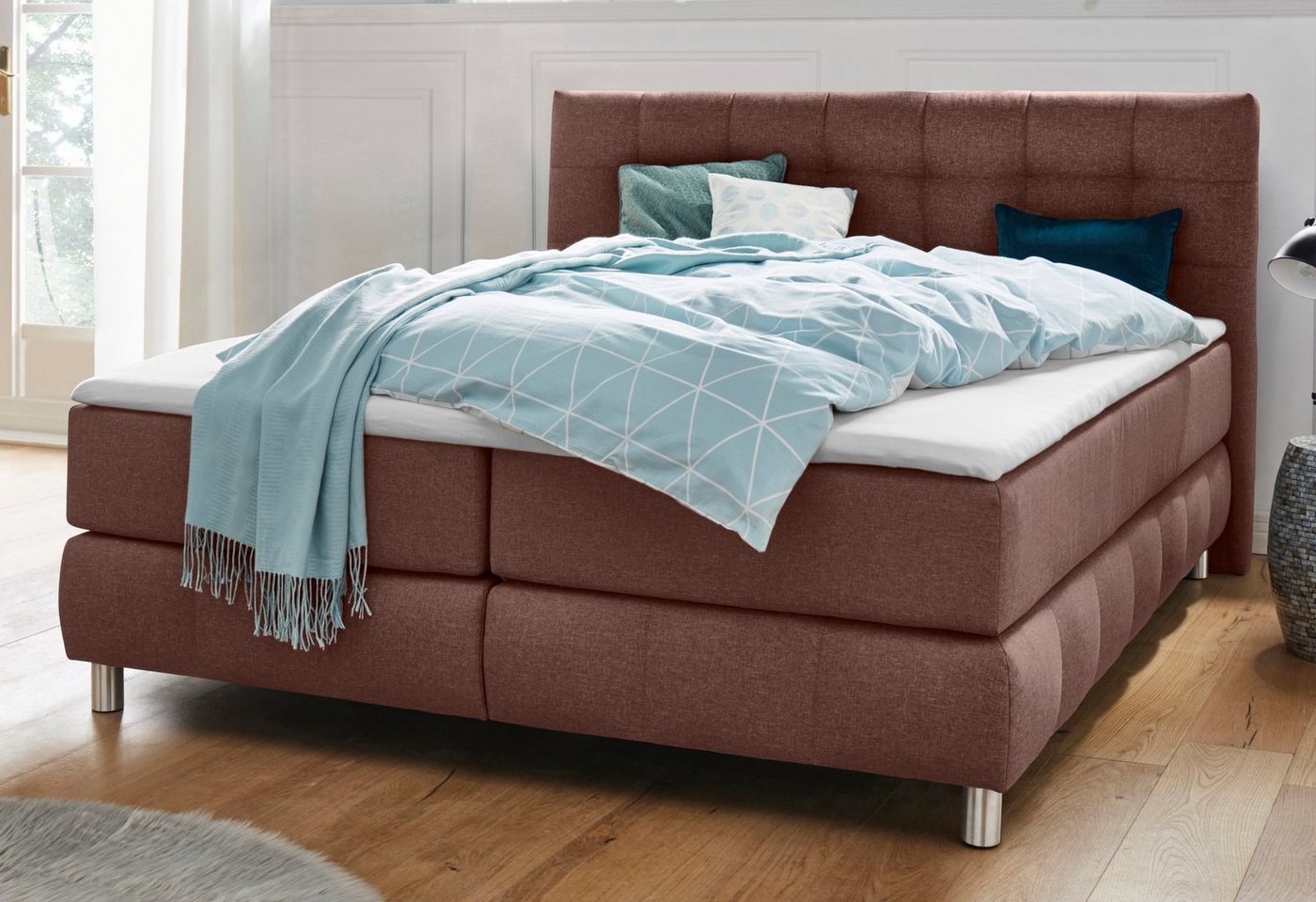 andas Boxspringbett Salo, incl. Topper, 6 Breiten, 2 Härtegrade, TFK auch in Härtegrad 4 andas Boxspringbett Salo, incl. Topper, 6 Breiten, 2 Härtegrade, TFK auch in Härtegrad 4 von andas