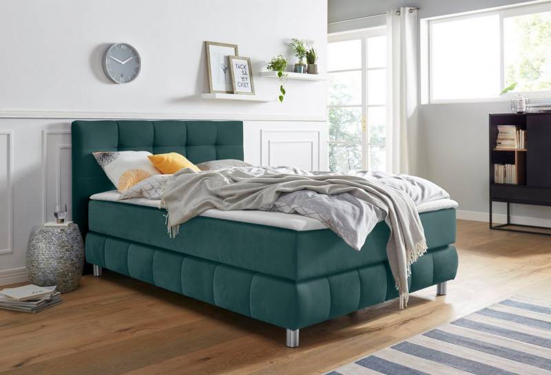 andas Boxspringbett Salo, incl. Topper, 6 Breiten, 2 Härtegrade, TFK auch in Härtegrad 4 von andas