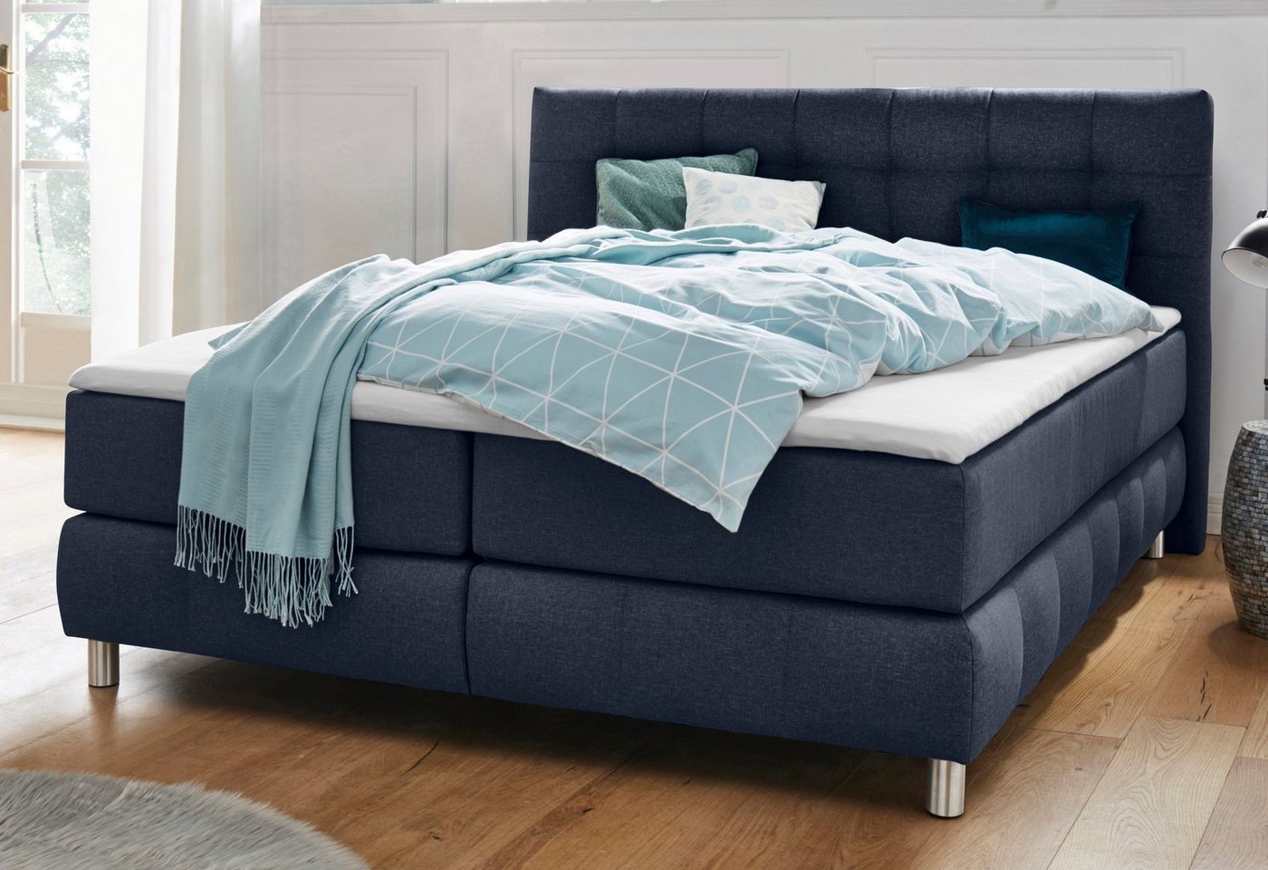 andas Boxspringbett Salo, incl. Topper, 6 Breiten, 2 Härtegrade, TFK auch in Härtegrad 4 andas Boxspringbett Salo, incl. Topper, 6 Breiten, 2 Härtegrade, TFK auch in Härtegrad 4 von andas