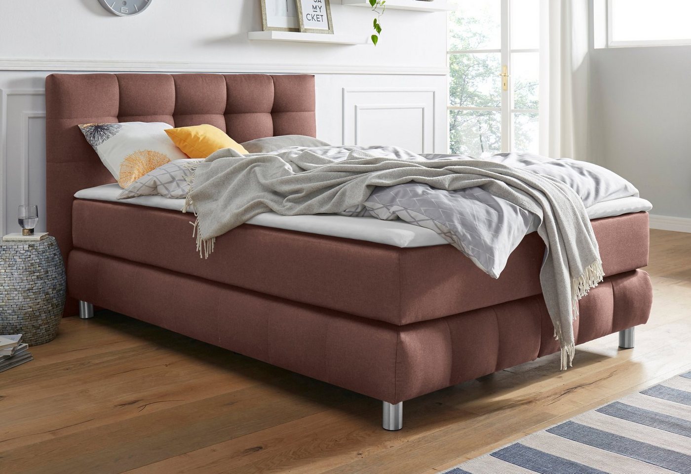 andas Boxspringbett Salo, incl. Topper, 6 Breiten, 2 Härtegrade, TFK auch in Härtegrad 4 andas Boxspringbett Salo, incl. Topper, 6 Breiten, 2 Härtegrade, TFK auch in Härtegrad 4 von andas