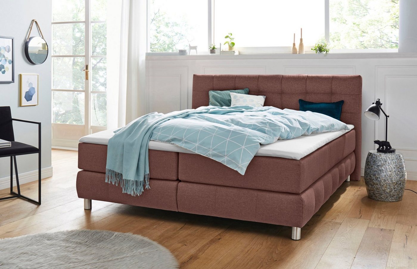 andas Boxspringbett Salo, incl. Topper, 6 Breiten, 2 Härtegrade, TFK auch in Härtegrad 4 andas Boxspringbett Salo, incl. Topper, 6 Breiten, 2 Härtegrade, TFK auch in Härtegrad 4 von andas