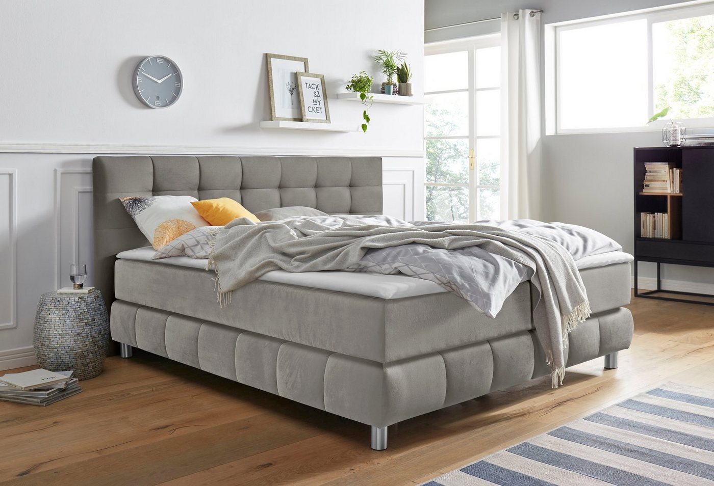 andas Boxspringbett Salo, incl. Topper, 6 Breiten, 2 Härtegrade, TFK auch in Härtegrad 4 andas Boxspringbett Salo, incl. Topper, 6 Breiten, 2 Härtegrade, TFK auch in Härtegrad 4 von andas
