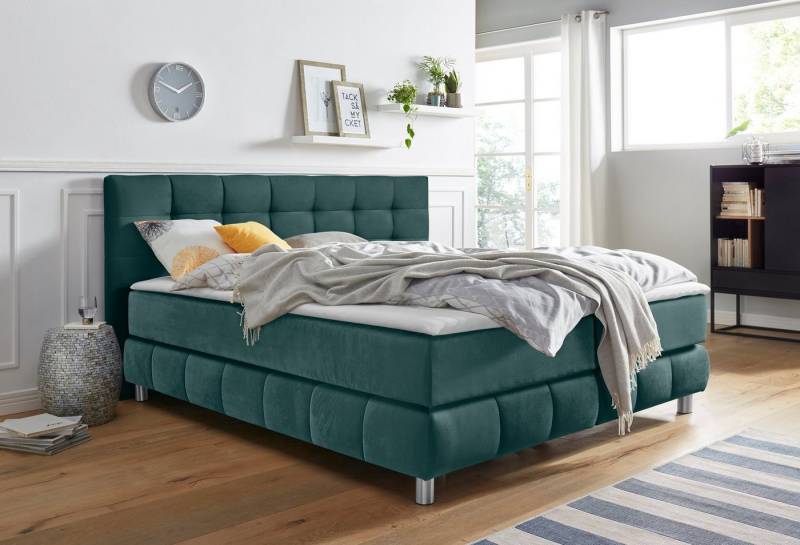 andas Boxspringbett Salo, incl. Topper, 6 Breiten, 2 Härtegrade, TFK auch in Härtegrad 4 von andas