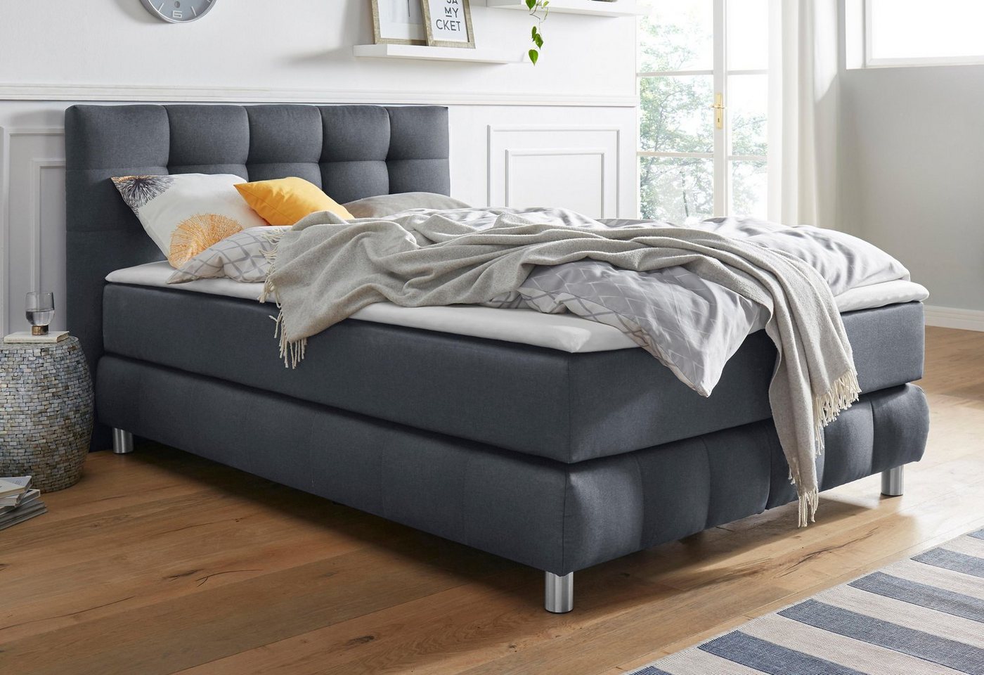 andas Boxspringbett Salo, incl. Topper, 6 Breiten, 2 Härtegrade, TFK auch in Härtegrad 4 andas Boxspringbett Salo, incl. Topper, 6 Breiten, 2 Härtegrade, TFK auch in Härtegrad 4 von andas