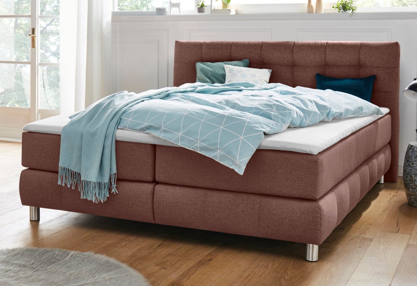 andas Boxspringbett Salo, incl. Topper, 6 Breiten, 2 Härtegrade, TFK auch in Härtegrad 4 andas Boxspringbett Salo, incl. Topper, 6 Breiten, 2 Härtegrade, TFK auch in Härtegrad 4 von andas