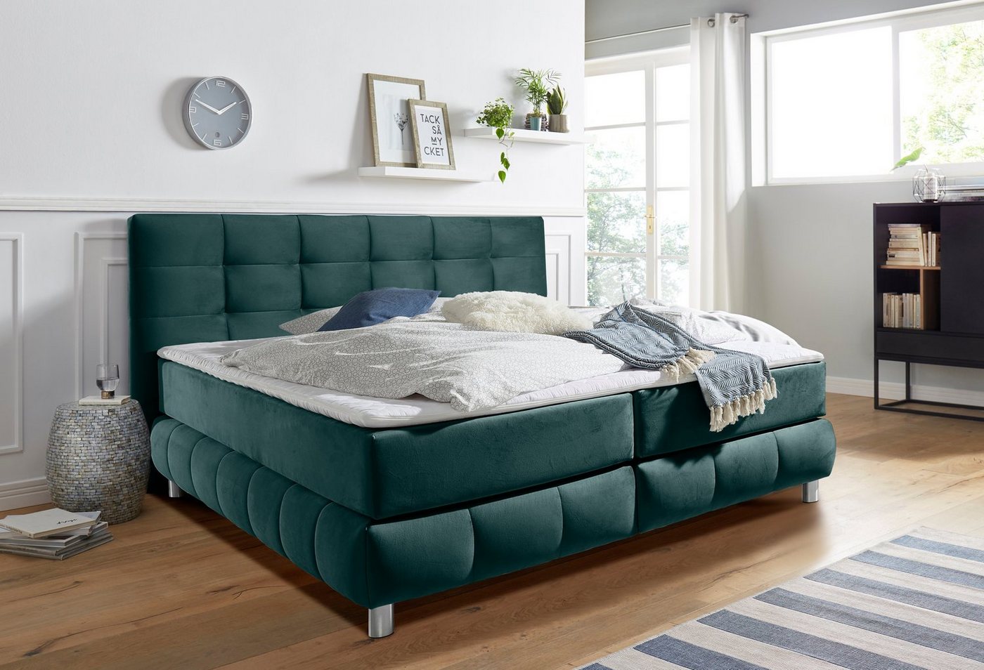andas Boxspringbett Salo, incl. Topper, 6 Breiten, 2 Härtegrade, TFK auch in Härtegrad 4 andas Boxspringbett Salo, incl. Topper, 6 Breiten, 2 Härtegrade, TFK auch in Härtegrad 4 von andas