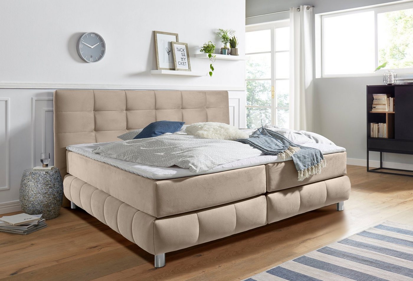 andas Boxspringbett Salo, incl. Topper, 6 Breiten, 2 Härtegrade, TFK auch in Härtegrad 4 andas Boxspringbett Salo, incl. Topper, 6 Breiten, 2 Härtegrade, TFK auch in Härtegrad 4 von andas