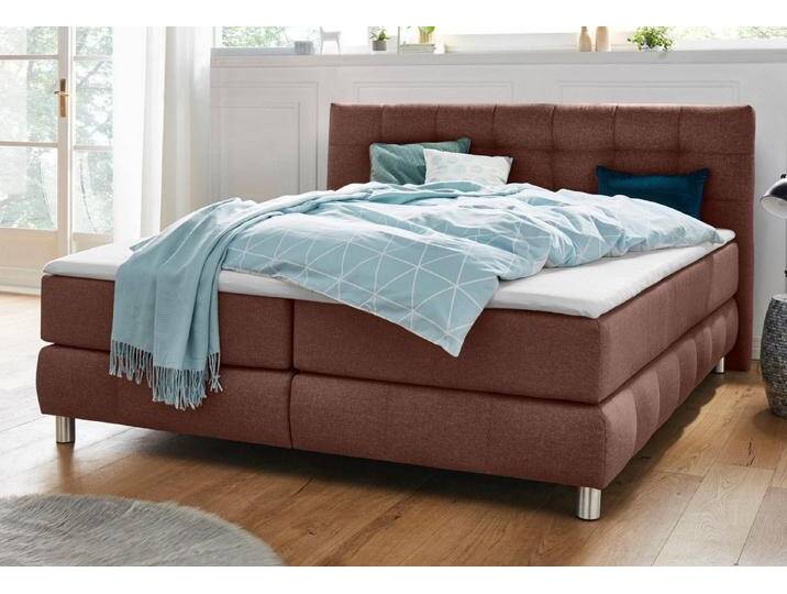 andas Boxspringbett Salo XXL, in Samtoptik oder Struktur, 6 Breiten in Überlänge 220cm, 4 Härtegrade, braun, 7-Zonen-Tonnentaschen-Federkernmatratze andas Boxspringbett Salo XXL, in Samtoptik oder Struktur, 6 Breiten in Überlänge 220cm, 4 Härtegrade, braun, 7-Zonen-Tonnentaschen-Federkernmatratze von andas