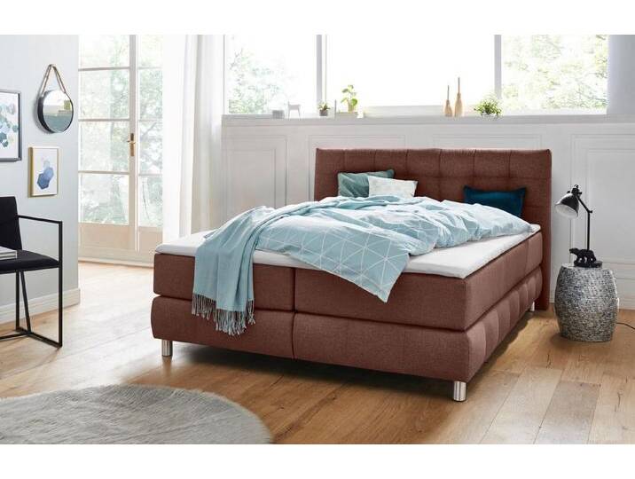 andas Boxspringbett Salo XXL, in Samtoptik oder Struktur, 6 Breiten in Überlänge 220cm, 4 Härtegrade, braun, 7-Zonen-Tonnentaschen-Federkernmatratze andas Boxspringbett Salo XXL, in Samtoptik oder Struktur, 6 Breiten in Überlänge 220cm, 4 Härtegrade, braun, 7-Zonen-Tonnentaschen-Federkernmatratze von andas