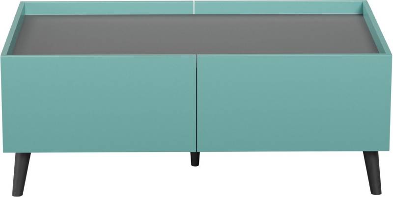 andas Couchtisch Mikkeline (1-St), Wohnzimmertisch mit eingelassenem Oberboden mit 4 Schubladen von andas