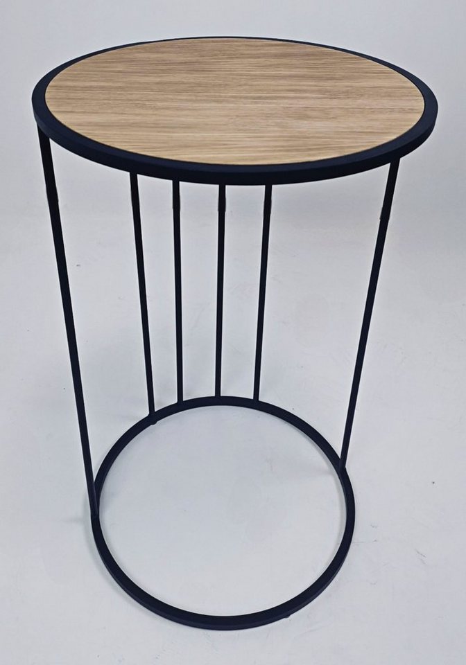 andas Couchtisch Porvoo, Tischplatte mit Eichenholz furniert, Gestell aus Metall andas Couchtisch Porvoo, Tischplatte mit Eichenholz furniert, Gestell aus Metall von andas