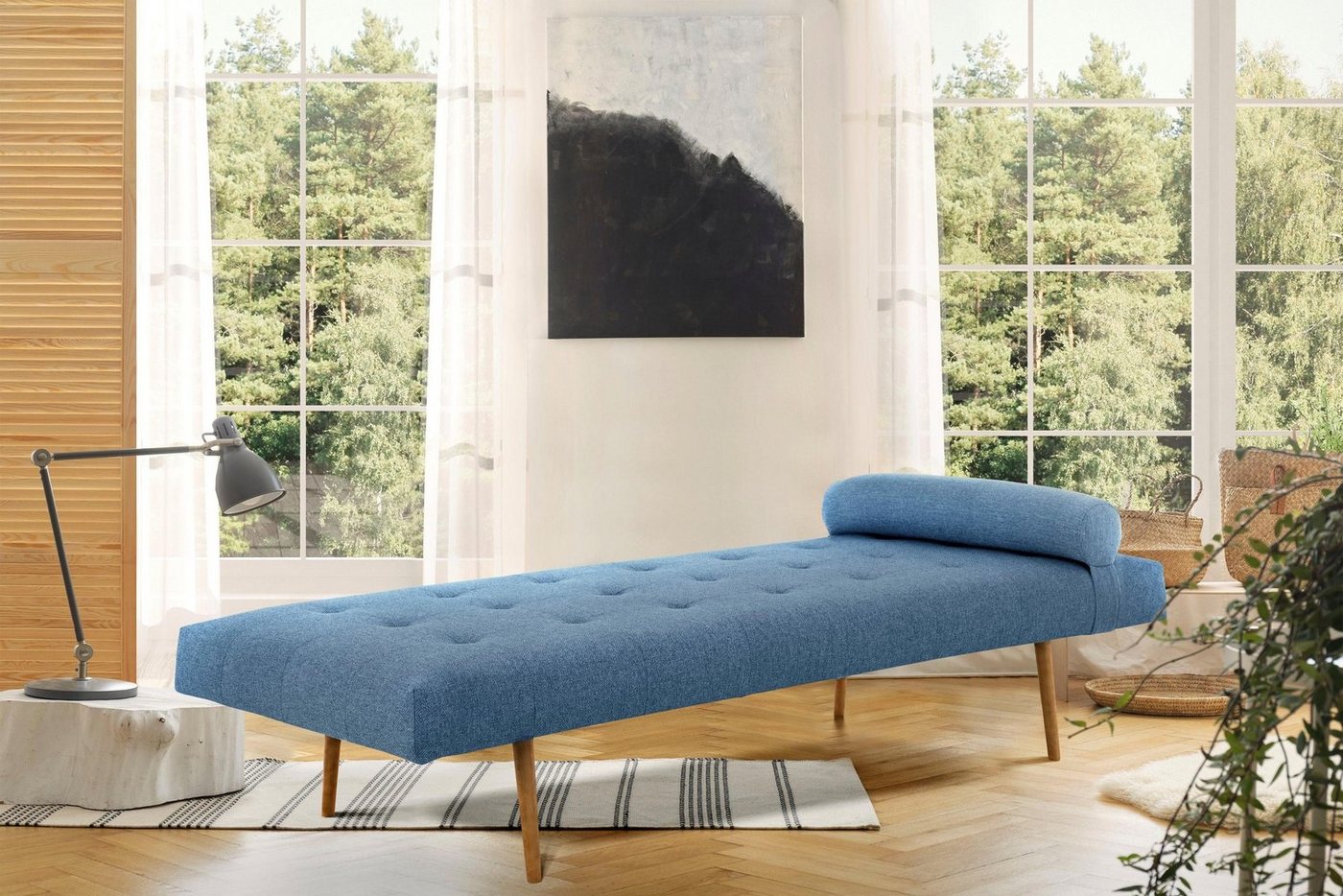 andas Daybett Agnar, mit Kissenrolle, in 3 Bezugsstoffen und vielen Farben andas Daybett Agnar, mit Kissenrolle, in 3 Bezugsstoffen und vielen Farben von andas