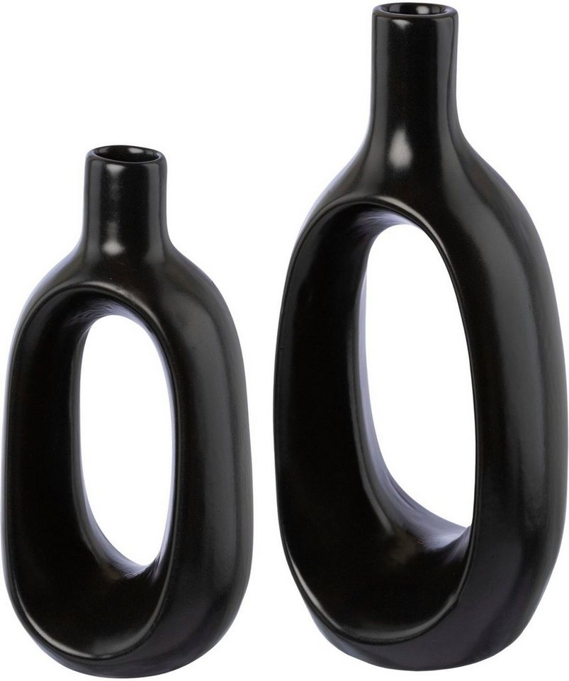 andas Dekovase Maélia (Set, 2 St), aus Keramik, in außergewöhnlichem Design von andas