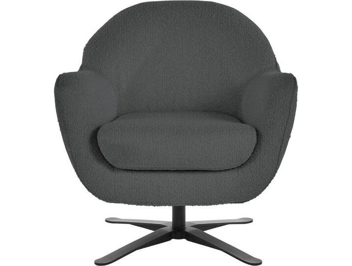 andas Drehsessel Stavre, Loungesessel mit Drehfunktion, in moderner Optik, mit elegantem Drehfuß, grau, anthracite andas Drehsessel Stavre, Loungesessel mit Drehfunktion, in moderner Optik, mit elegantem Drehfuß, grau, anthracite von andas