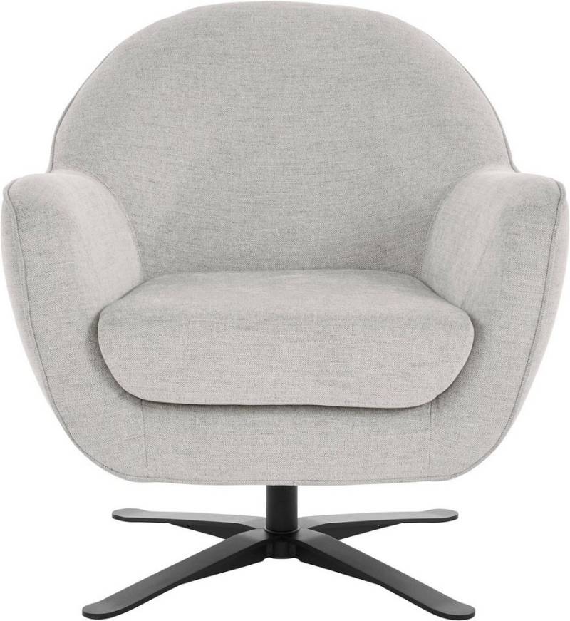 andas Drehsessel Stavre, Loungesessel, in moderner Optik, mit elegantem Drehfuß von andas