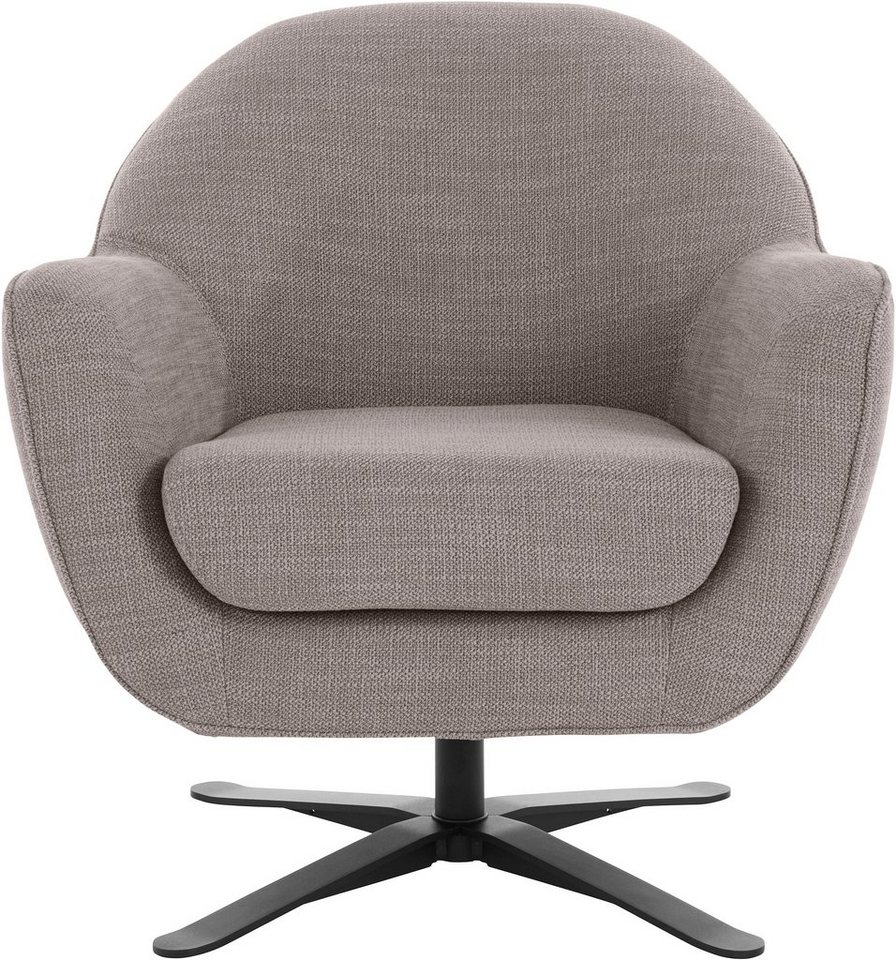 andas Drehsessel Stavre, Loungesessel, in moderner Optik, mit elegantem Drehfuß andas Drehsessel Stavre, Loungesessel, in moderner Optik, mit elegantem Drehfuß von andas