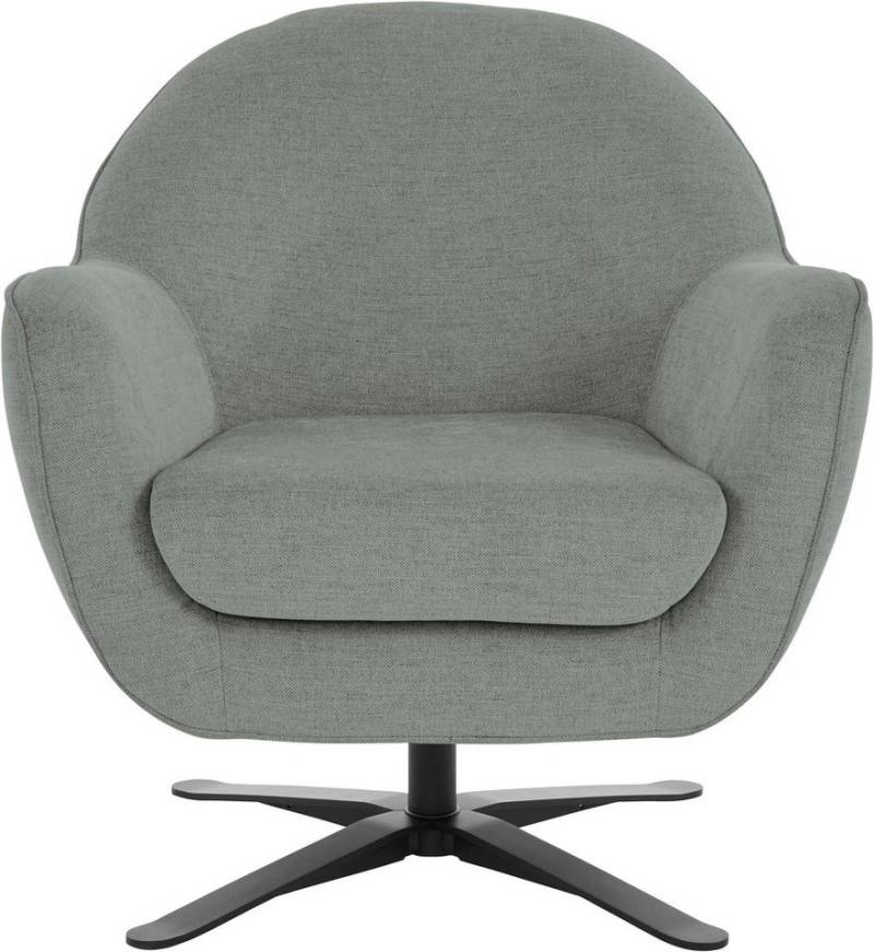 andas Drehsessel Stavre, Loungesessel, in moderner Optik, mit elegantem Drehfuß von andas