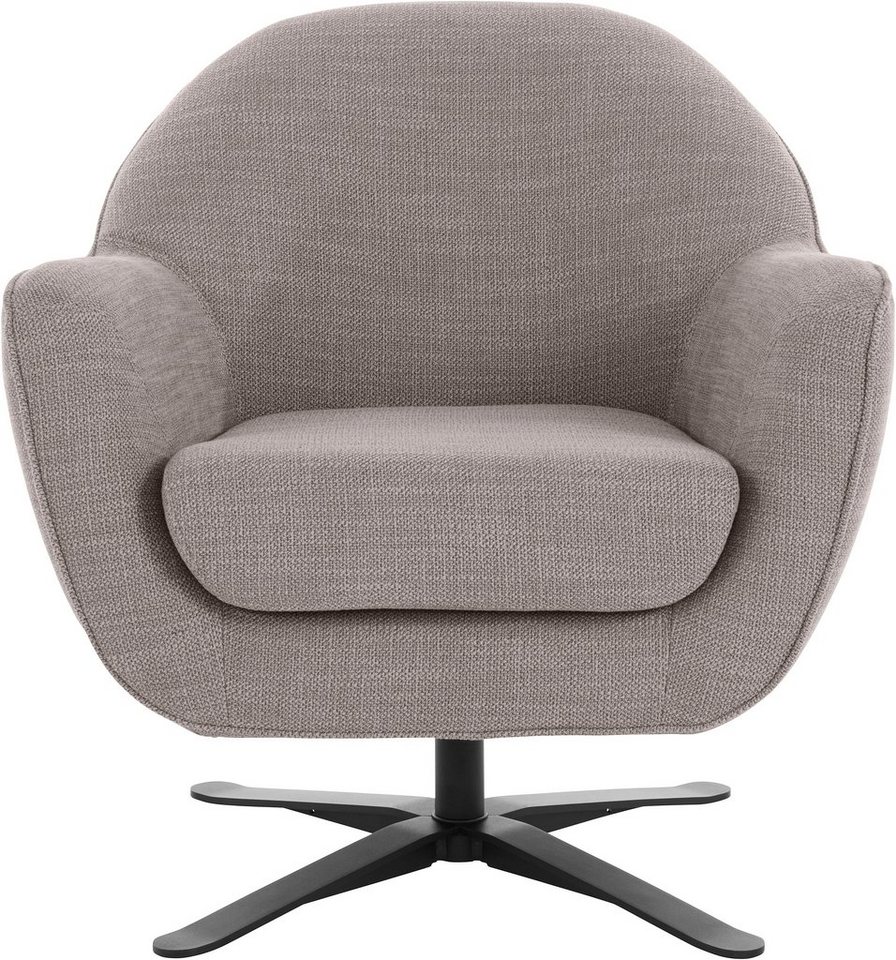 andas Drehsessel Stavre, Loungesessel, in moderner Optik, mit elegantem Drehfuß andas Drehsessel Stavre, Loungesessel, in moderner Optik, mit elegantem Drehfuß von andas
