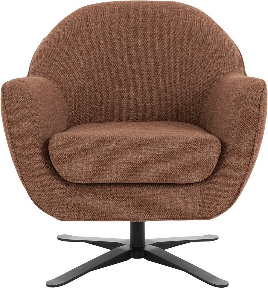 andas Drehsessel Stavre, Loungesessel, in moderner Optik, mit elegantem Drehfuß andas Drehsessel Stavre, Loungesessel, in moderner Optik, mit elegantem Drehfuß von andas