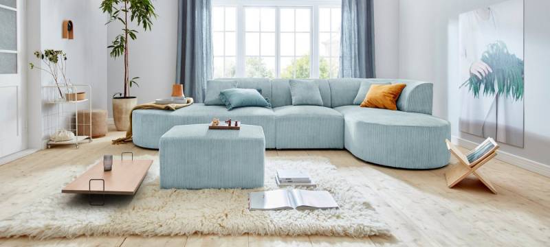 andas Ecksofa Alesund L-Form, bestehend aus Modulen, auch einzeln erhältllich, miteinander verbunden andas Ecksofa Alesund L-Form, bestehend aus Modulen, auch einzeln erhältllich, miteinander verbunden von andas