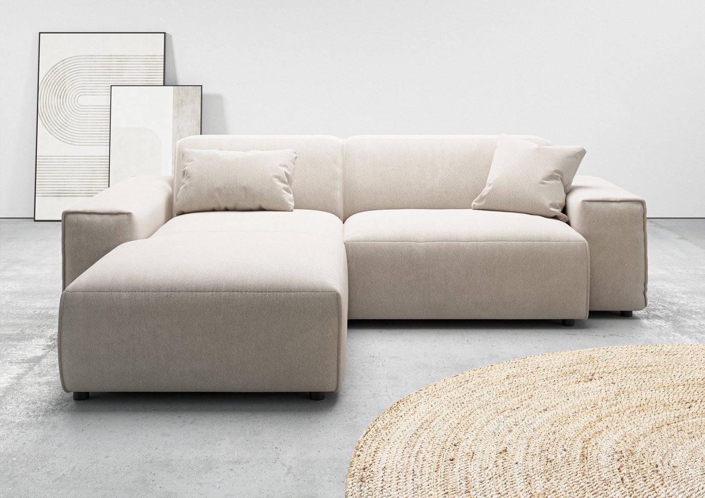 andas Ecksofa Glimminge L-Form auch in Breitcord, Feincord + Easy care-Bezug, Breite 234, Zierkissen andas Ecksofa Glimminge L-Form auch in Breitcord, Feincord + Easy care-Bezug, Breite 234, Zierkissen von andas