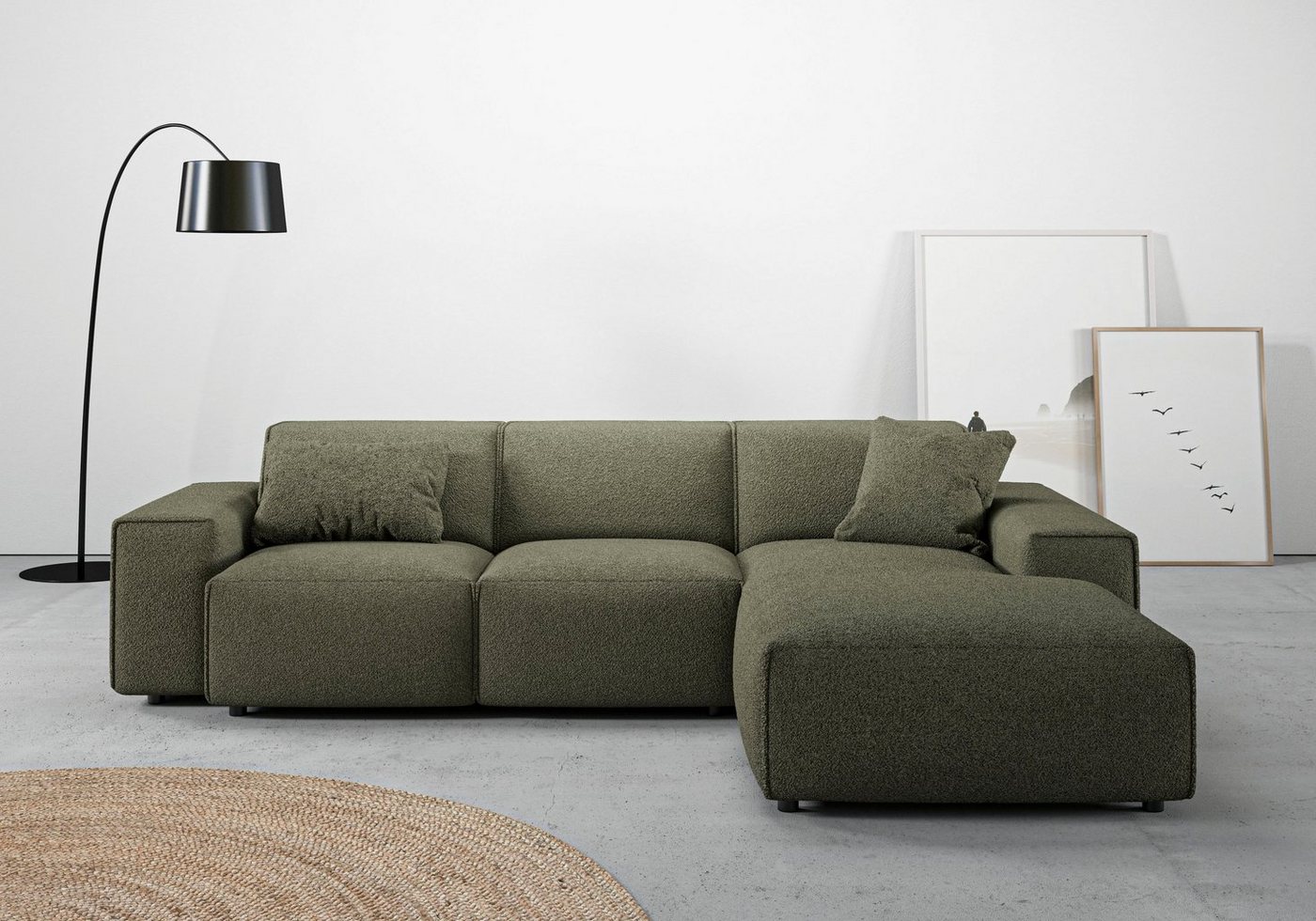 andas Ecksofa Glimminge L-Form auch in Breitcord, Feincord + Easy care-Bezug, Breite 264, Zierkissen andas Ecksofa Glimminge L-Form auch in Breitcord, Feincord + Easy care-Bezug, Breite 264, Zierkissen von andas
