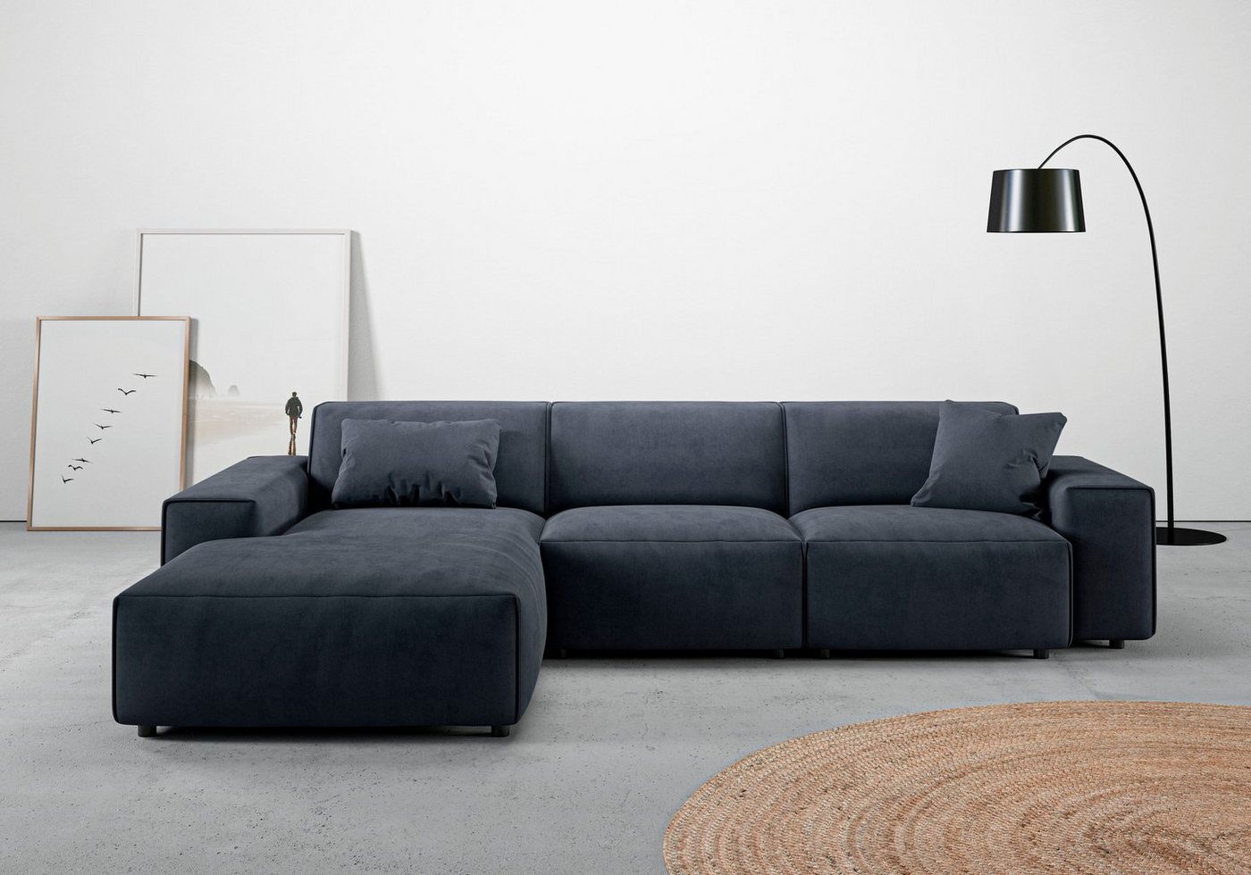 andas Ecksofa Glimminge auch in Breitcord, Feincord, Bouclé + Easy care-Bezug, L-Form, Breite 294, Zierkissen andas Ecksofa Glimminge auch in Breitcord, Feincord, Bouclé + Easy care-Bezug, L-Form, Breite 294, Zierkissen von andas