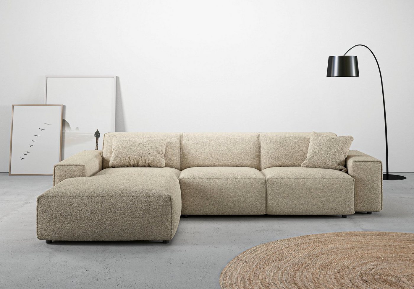 andas Ecksofa Glimminge auch in Breitcord, Feincord, Bouclé + Easy care-Bezug, L-Form, Breite 294, Zierkissen andas Ecksofa Glimminge auch in Breitcord, Feincord, Bouclé + Easy care-Bezug, L-Form, Breite 294, Zierkissen von andas