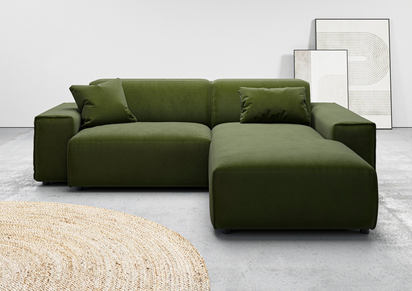 andas Ecksofa Glimminge L-Form auch in Breitcord, Feincord + Easy care-Bezug, Breite 234, Zierkissen andas Ecksofa Glimminge L-Form auch in Breitcord, Feincord + Easy care-Bezug, Breite 234, Zierkissen von andas