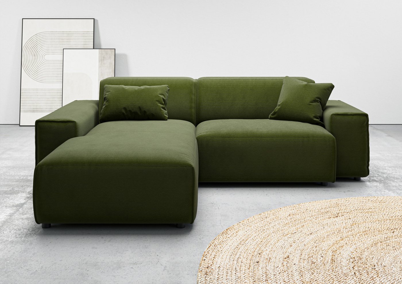 andas Ecksofa Glimminge L-Form auch in Breitcord, Feincord + Easy care-Bezug, Breite 234, Zierkissen andas Ecksofa Glimminge L-Form auch in Breitcord, Feincord + Easy care-Bezug, Breite 234, Zierkissen von andas