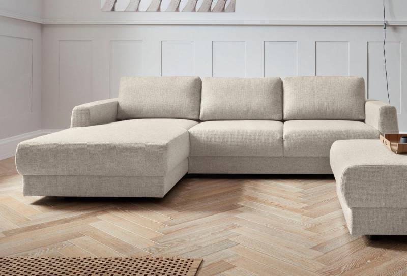 andas Ecksofa Hobro L-Form, in 3 Bezugsqualitäten in vielen Farben, Design by Morten Georgsen von andas