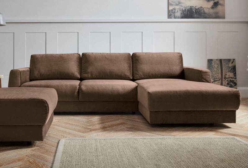 andas Ecksofa Hobro L-Form, in 3 Bezugsqualitäten in vielen Farben, Design by Morten Georgsen von andas